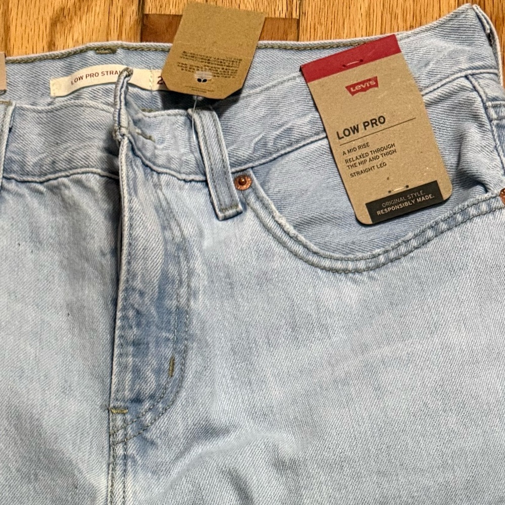 Levi's Light Blue Ripped Jeans
